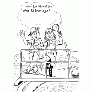 Hallo! Wir besichtigen eine Kläranlage! Hallo! Wir besichtigen eine Kläranlage!
